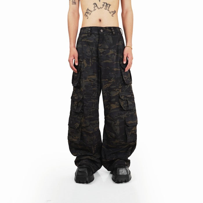 HIERARCHY STUDIOS Unsolved - Camo Cargo Longpants