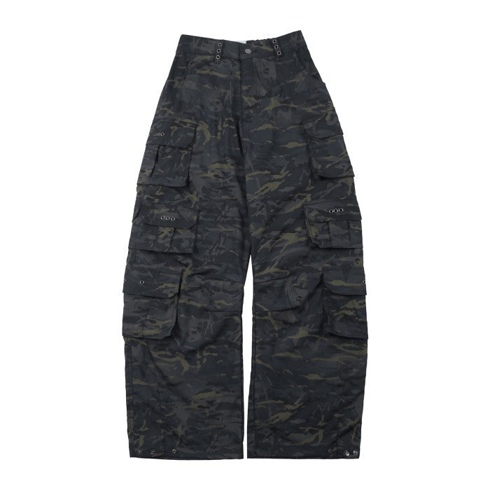 HIERARCHY STUDIOS Unsolved - Camo Cargo Longpants