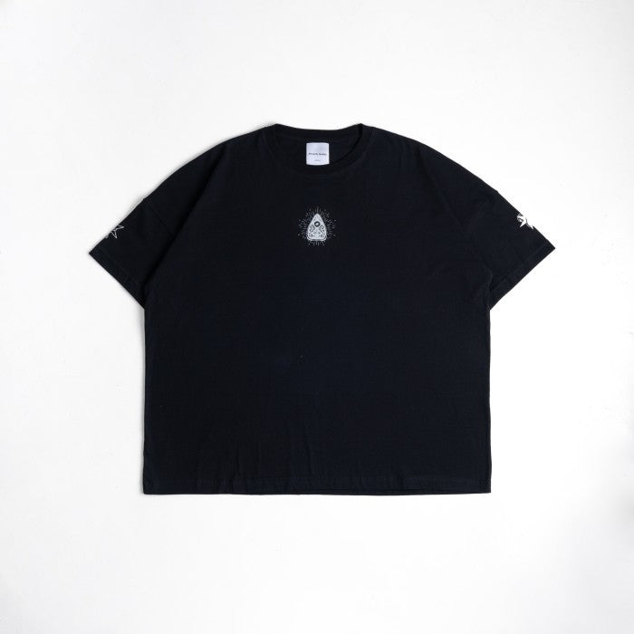 HIERARCHY STUDIOS Unruled - Black Spirit Vessel Wide Oversized T-Shirt