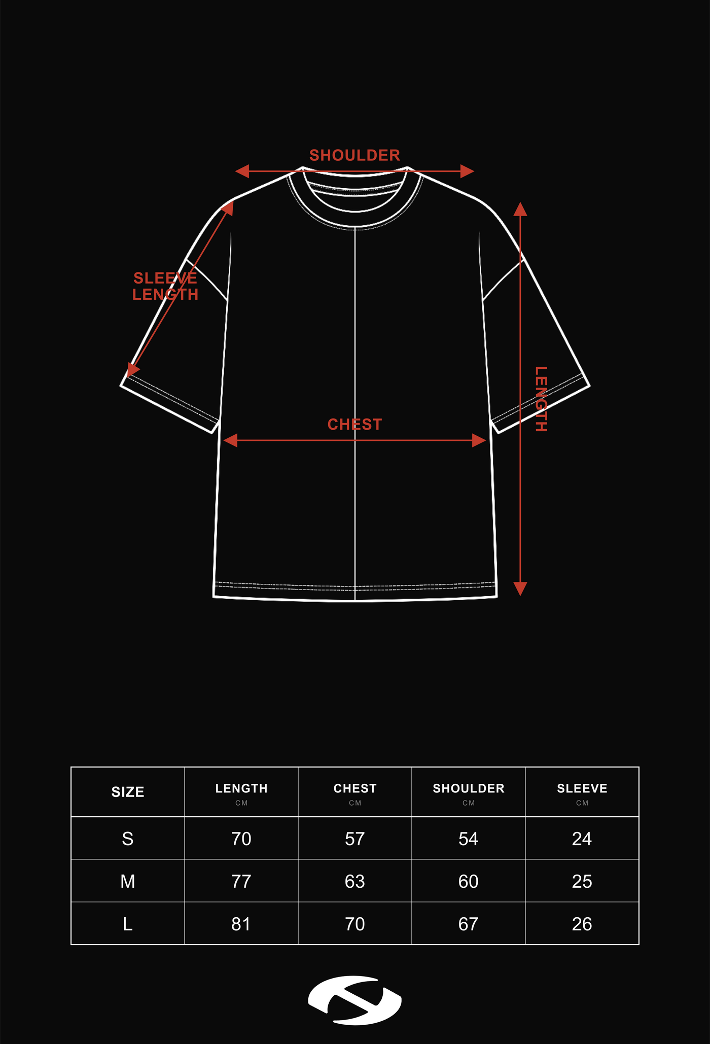 Size guide for New Error Planet Oversized T-Shirt Washed Black